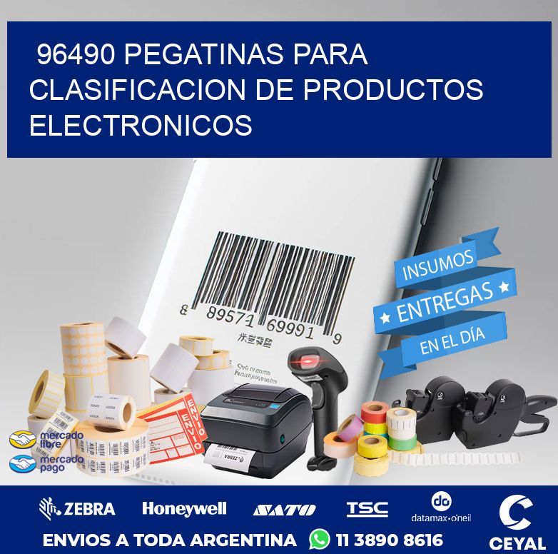 96490 PEGATINAS PARA CLASIFICACION DE PRODUCTOS ELECTRONICOS