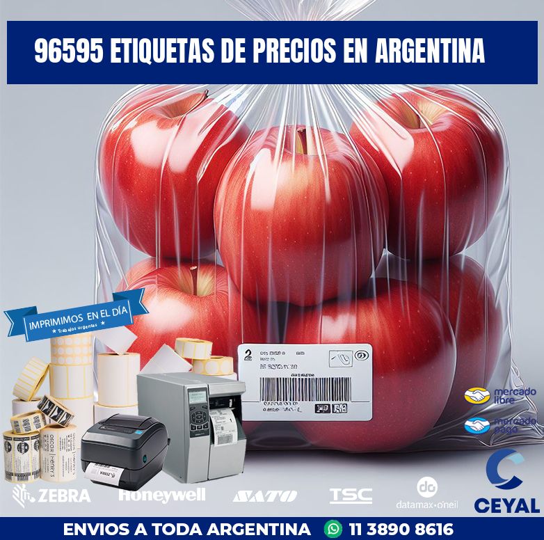 96595 ETIQUETAS DE PRECIOS EN ARGENTINA