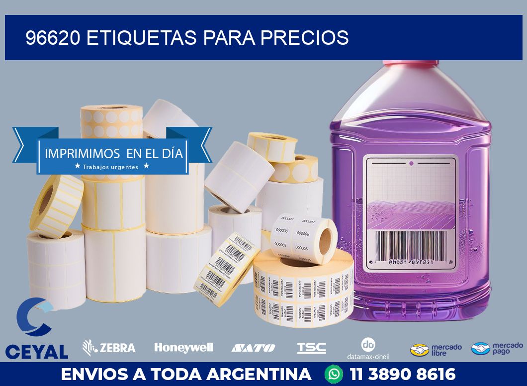96620 ETIQUETAS PARA PRECIOS