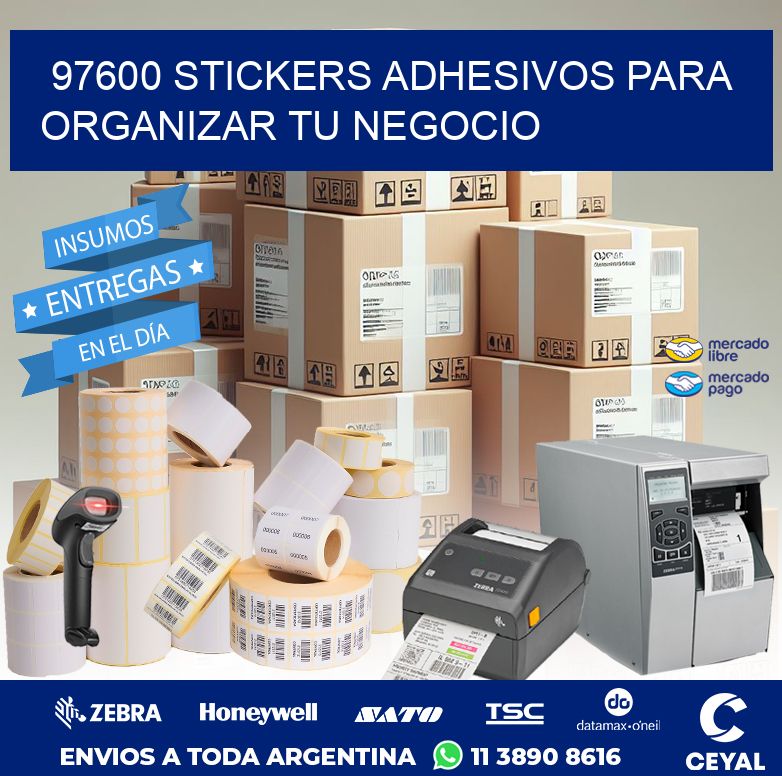 97600 STICKERS ADHESIVOS PARA ORGANIZAR TU NEGOCIO