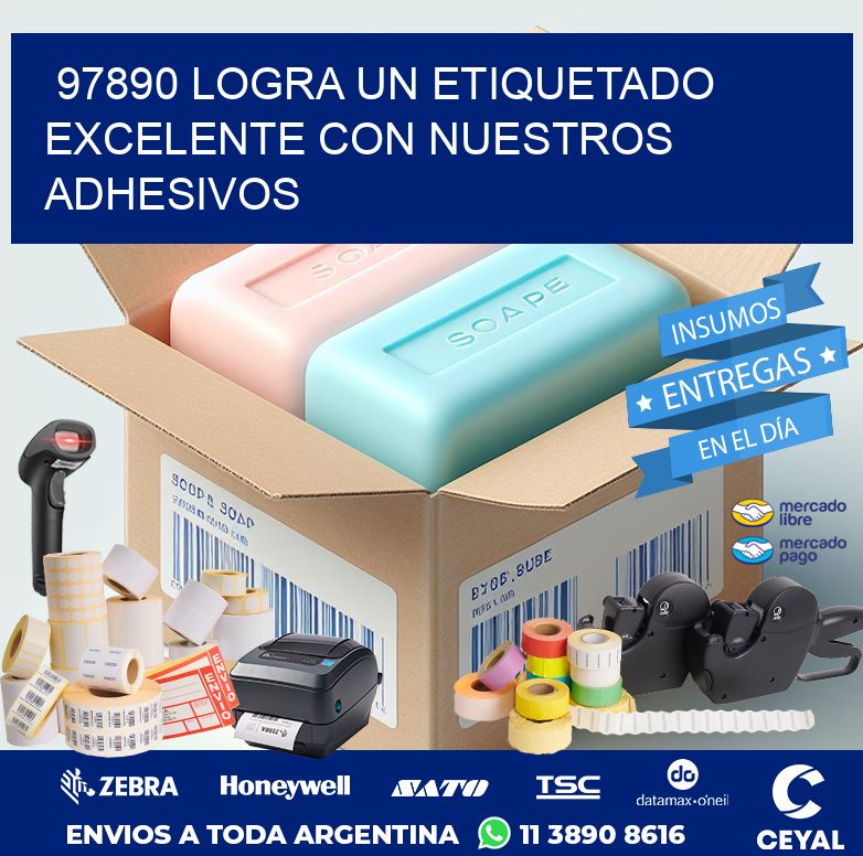 97890 LOGRA UN ETIQUETADO EXCELENTE CON NUESTROS ADHESIVOS