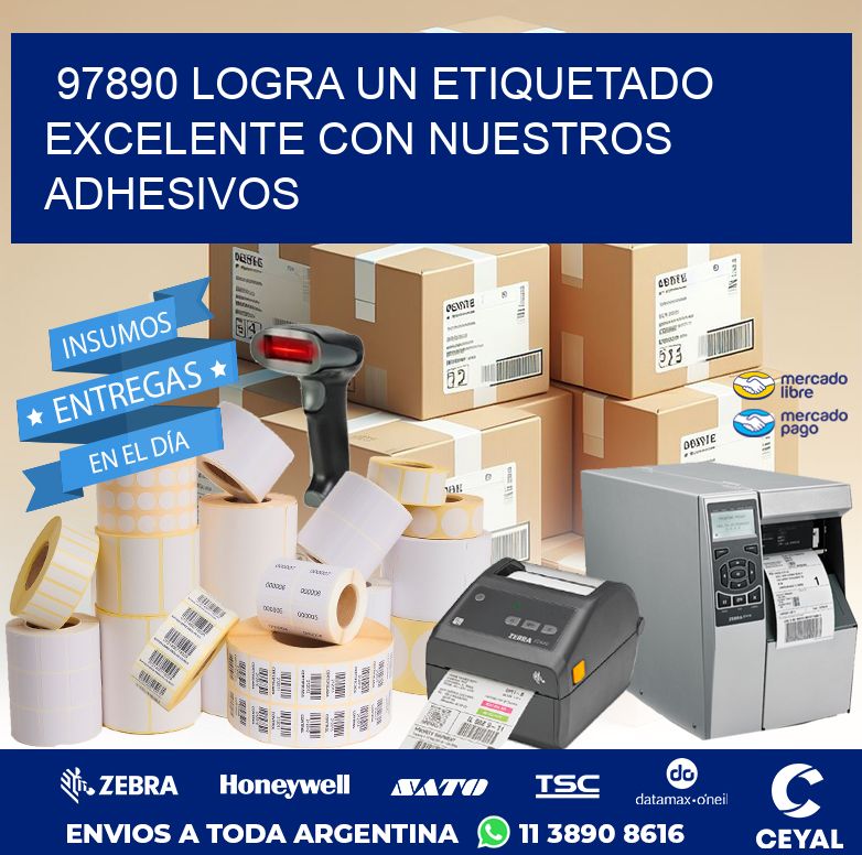 97890 LOGRA UN ETIQUETADO EXCELENTE CON NUESTROS ADHESIVOS