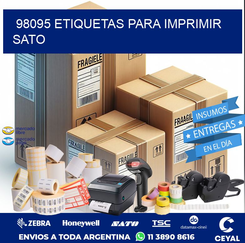 98095 ETIQUETAS PARA IMPRIMIR SATO