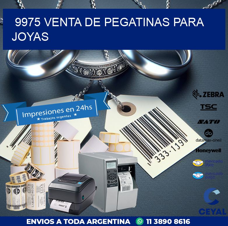 9975 VENTA DE PEGATINAS PARA JOYAS