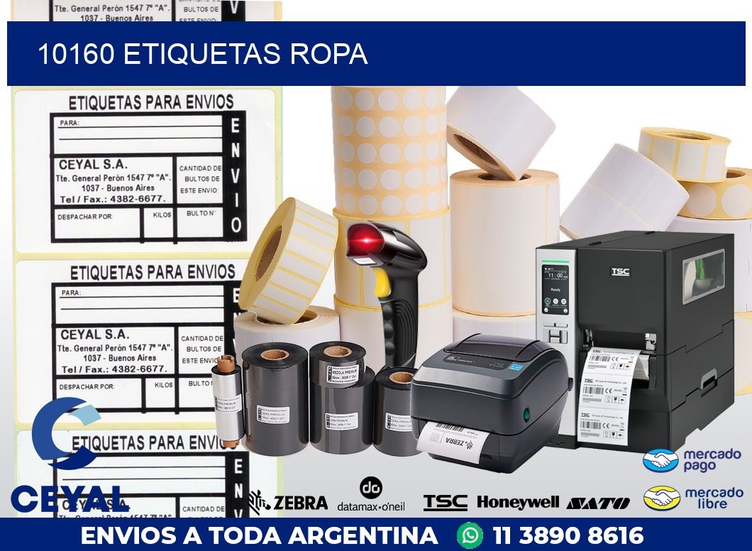 10160 ETIQUETAS ROPA