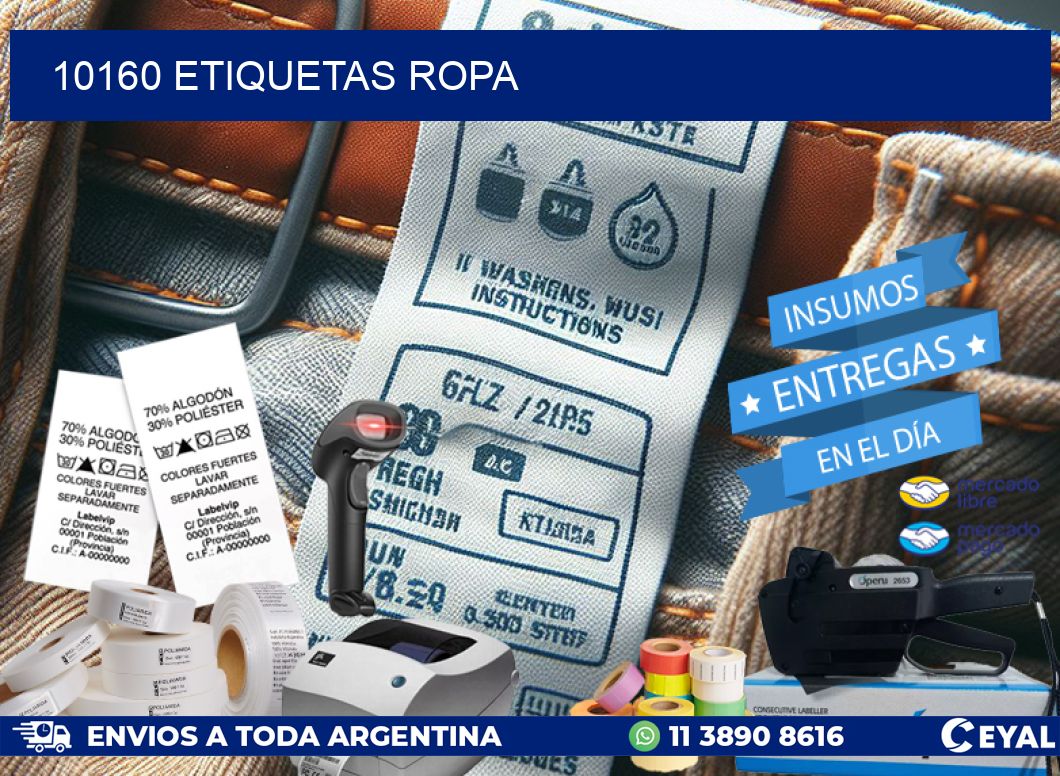 10160 ETIQUETAS ROPA