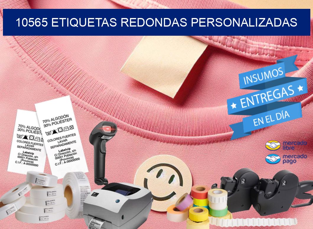 10565 ETIQUETAS REDONDAS PERSONALIZADAS