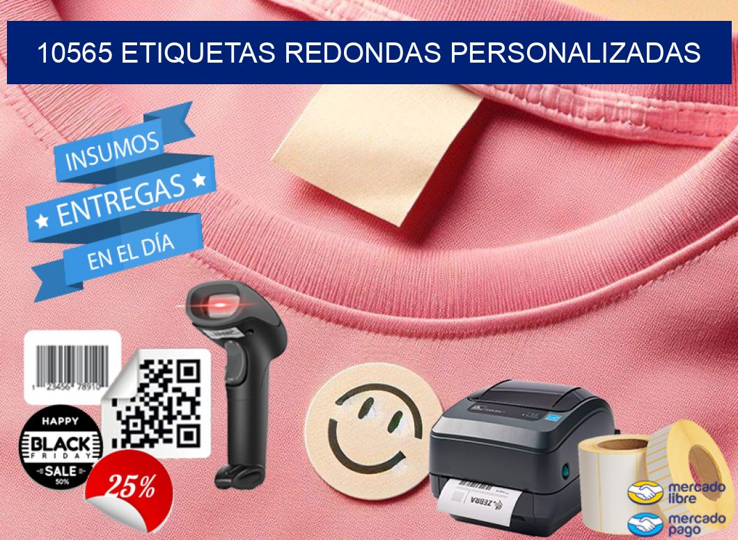 10565 ETIQUETAS REDONDAS PERSONALIZADAS