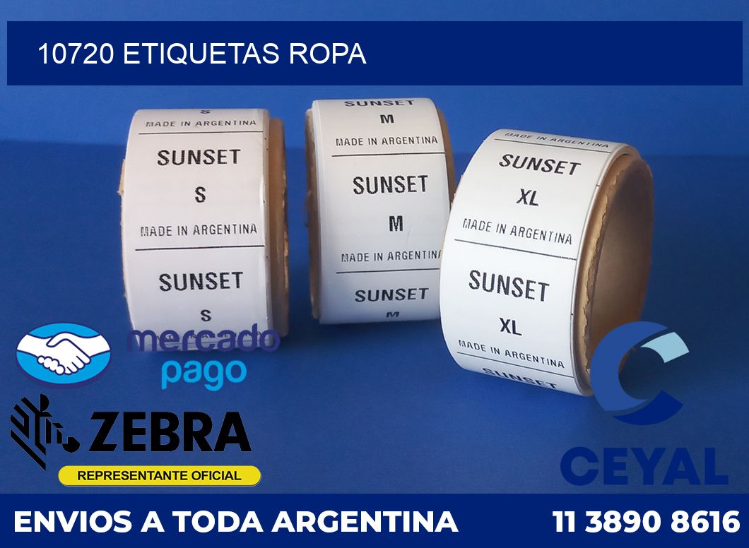 10720 ETIQUETAS ROPA