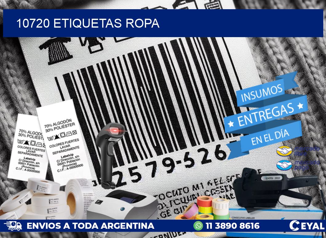 10720 ETIQUETAS ROPA