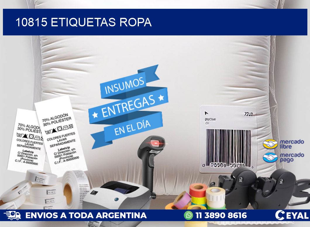 10815 ETIQUETAS ROPA