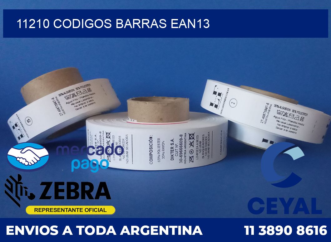 11210 CODIGOS BARRAS EAN13