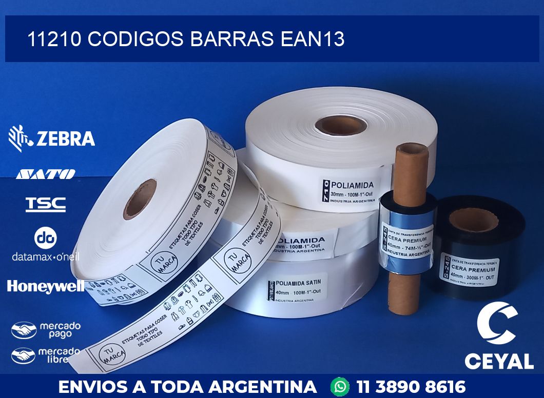 11210 CODIGOS BARRAS EAN13