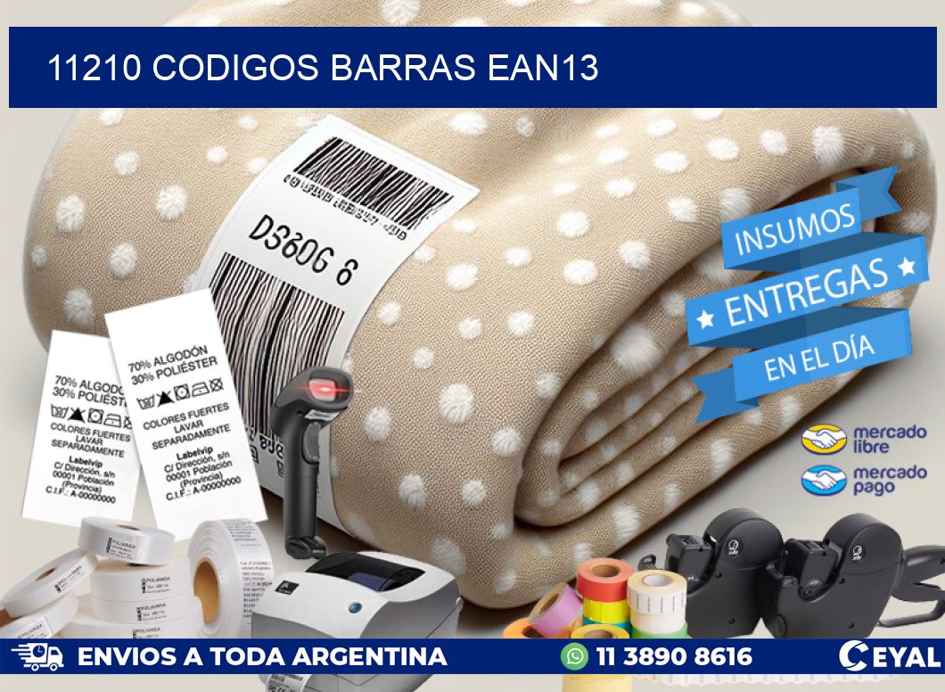 11210 CODIGOS BARRAS EAN13