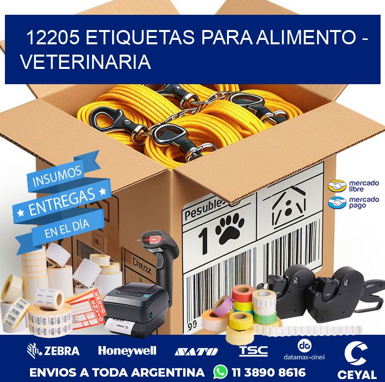 12205 ETIQUETAS PARA ALIMENTO - VETERINARIA