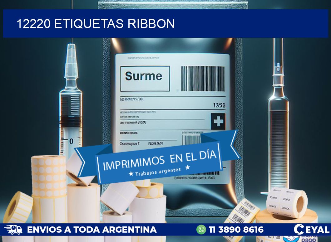 12220 ETIQUETAS RIBBON