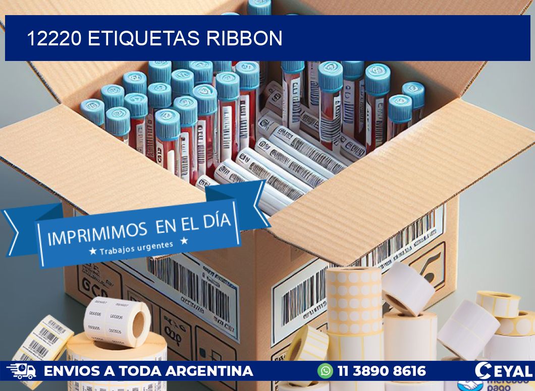 12220 ETIQUETAS RIBBON