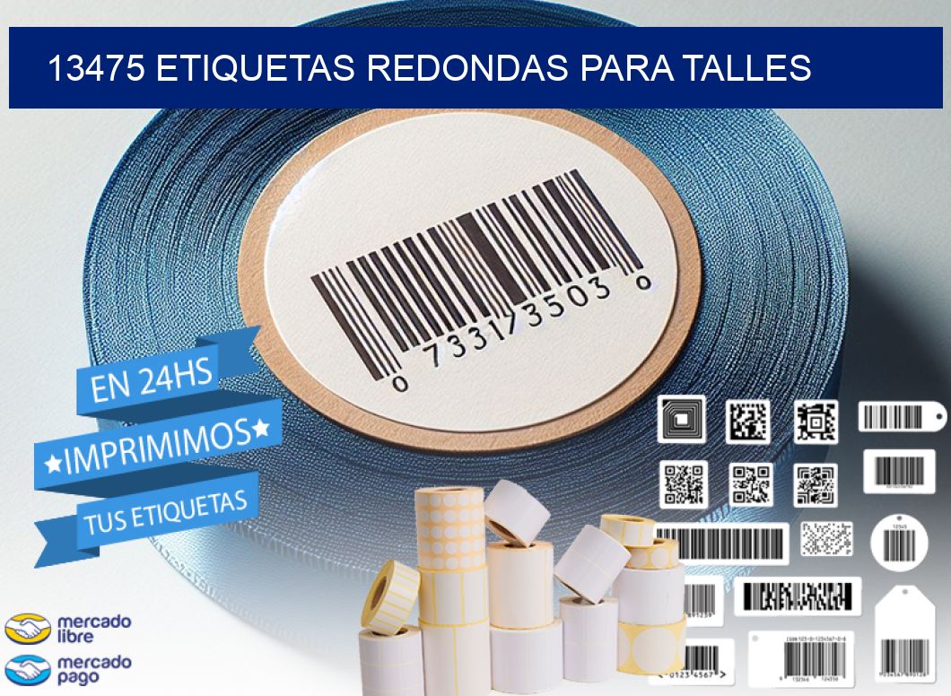 13475 ETIQUETAS REDONDAS PARA TALLES