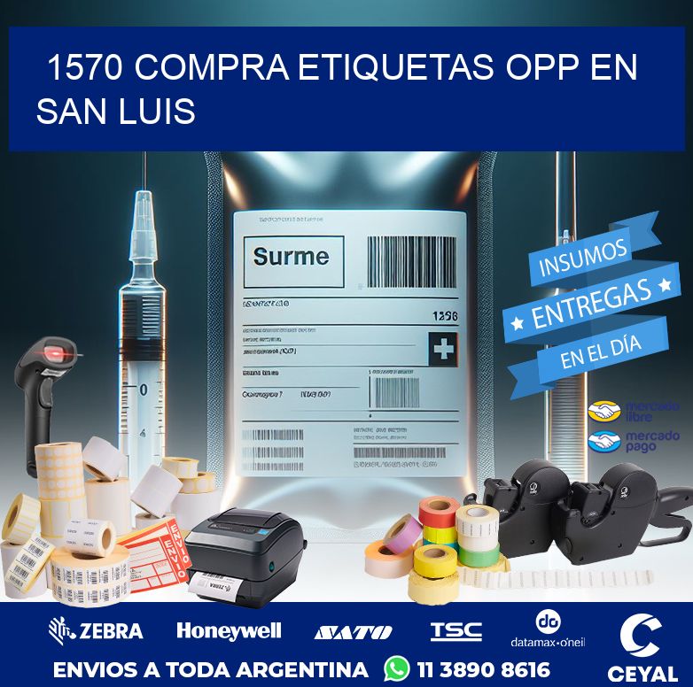 1570 COMPRA ETIQUETAS OPP EN SAN LUIS