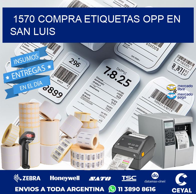 1570 COMPRA ETIQUETAS OPP EN SAN LUIS