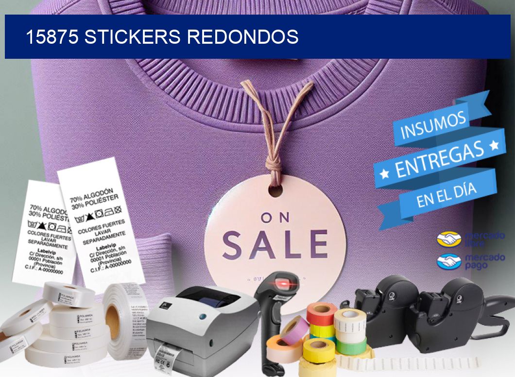 15875 STICKERS REDONDOS