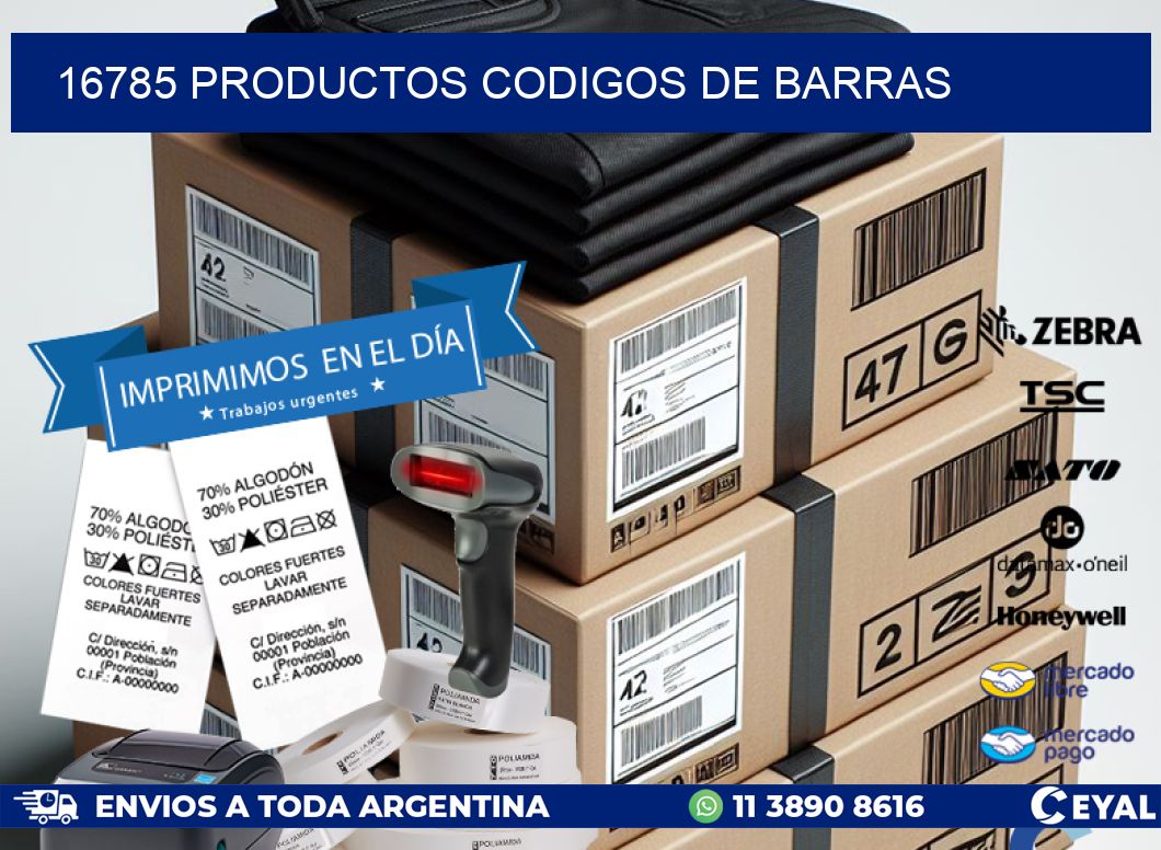 16785 productos codigos de barras