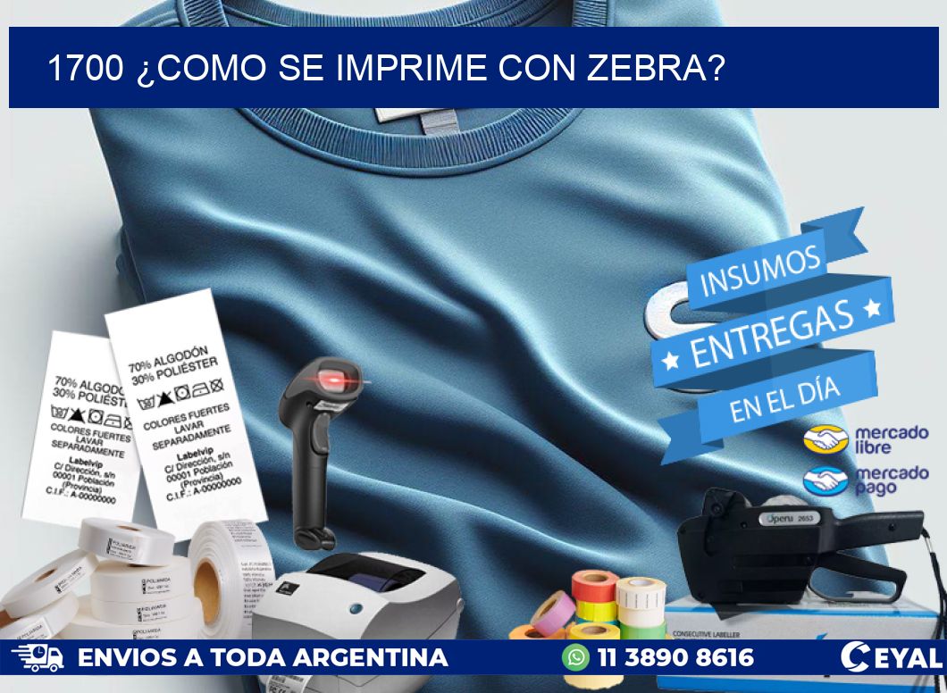 1700 ¿COMO SE IMPRIME CON ZEBRA?