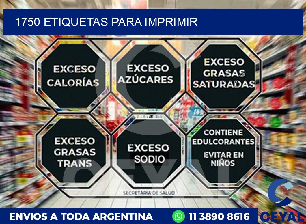 1750 ETIQUETAS PARA IMPRIMIR