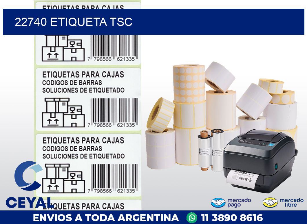 22740 etiqueta tsc