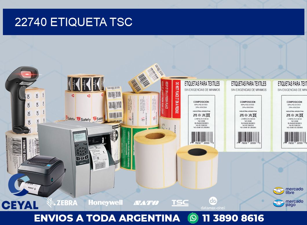 22740 etiqueta tsc