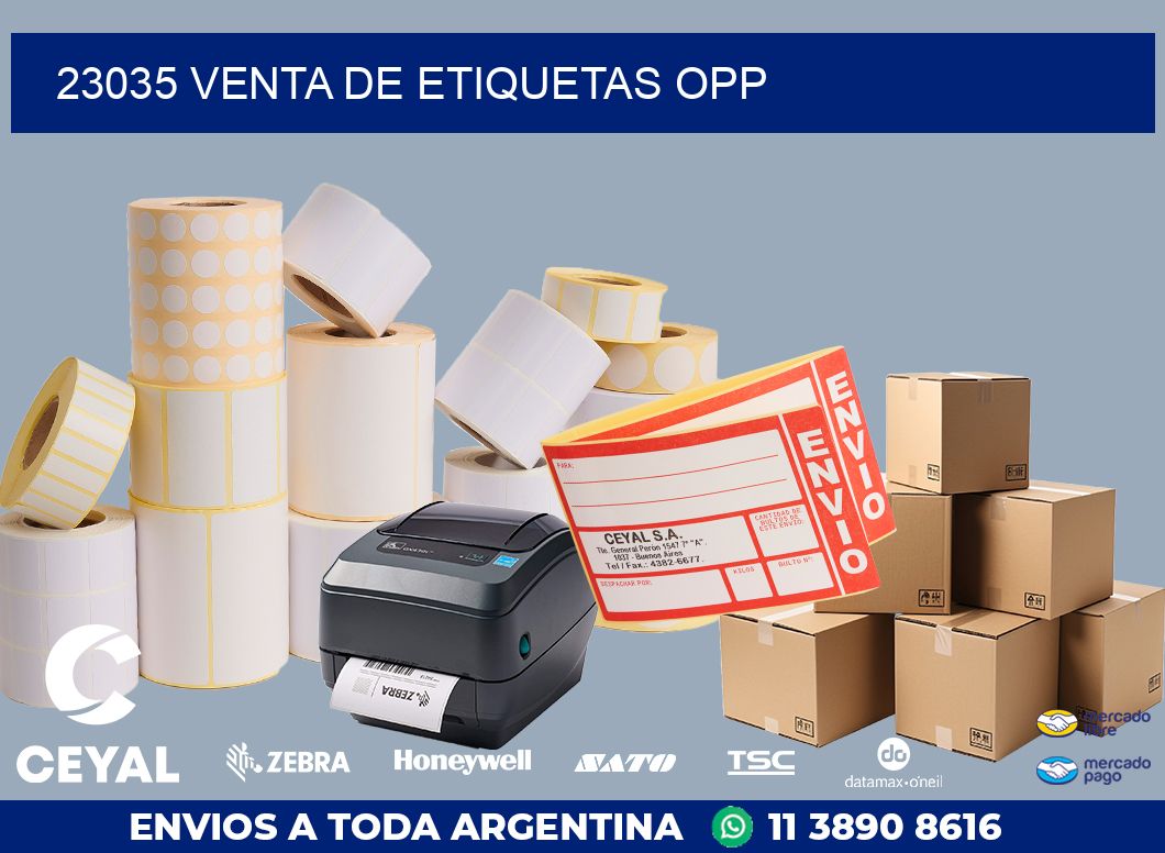 23035 VENTA DE ETIQUETAS OPP