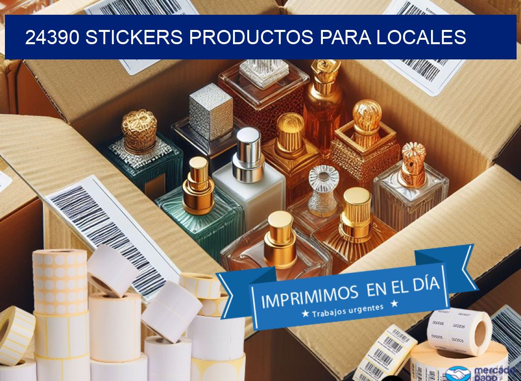 24390 STICKERS PRODUCTOS PARA LOCALES