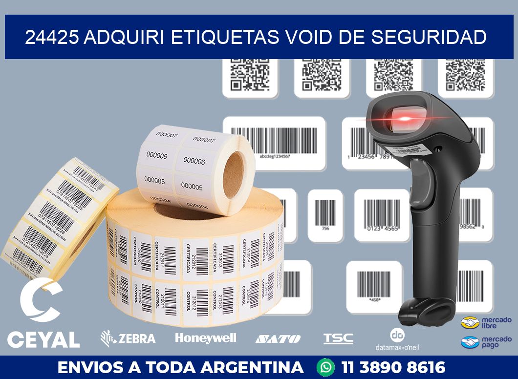 24425 ADQUIRI ETIQUETAS VOID DE SEGURIDAD