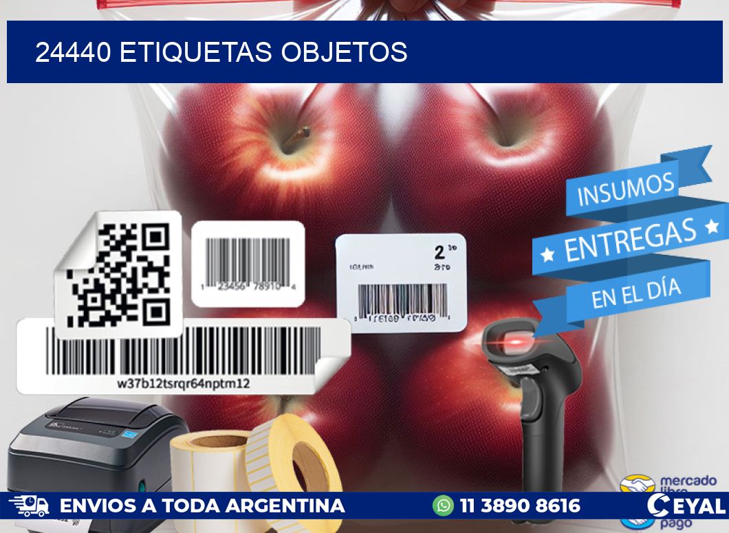 24440 etiquetas objetos