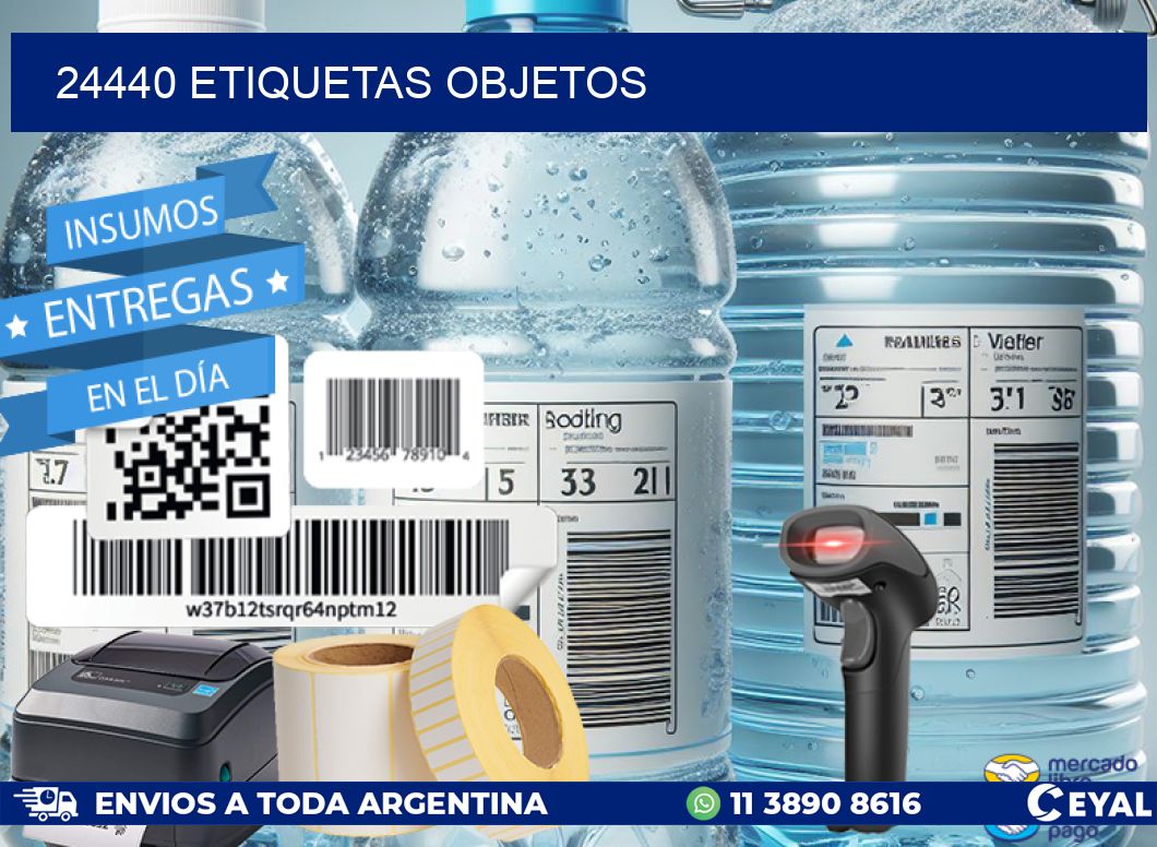 24440 etiquetas objetos
