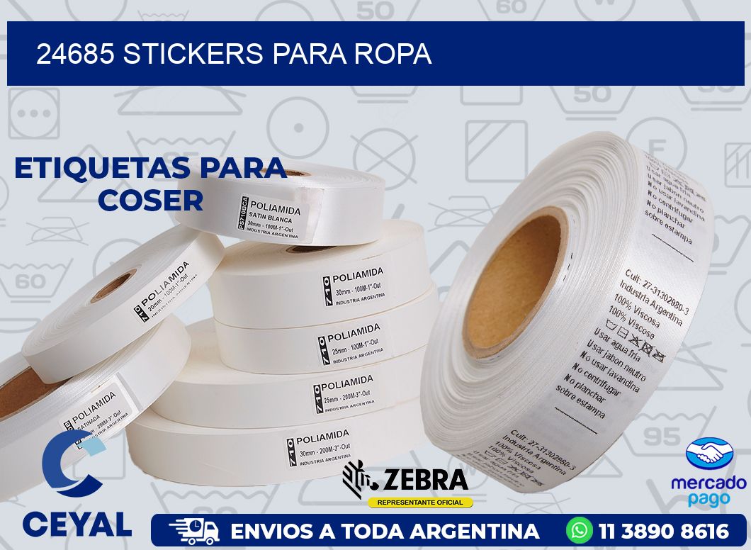 24685 STICKERS PARA ROPA