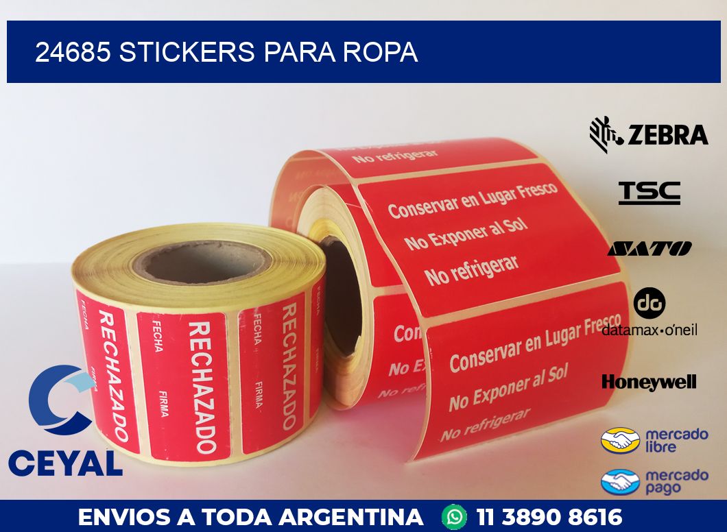 24685 STICKERS PARA ROPA