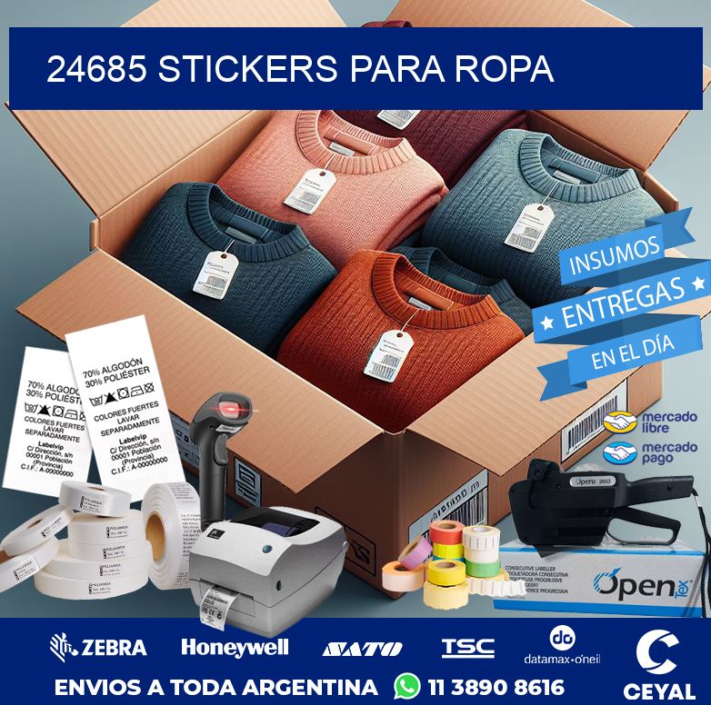 24685 STICKERS PARA ROPA