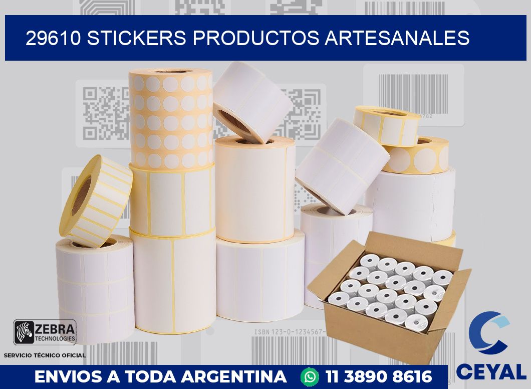 29610 stickers productos artesanales
