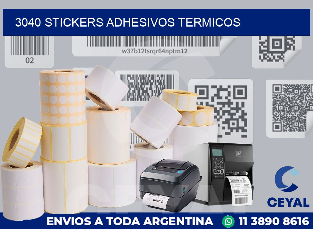 3040 stickers adhesivos termicos