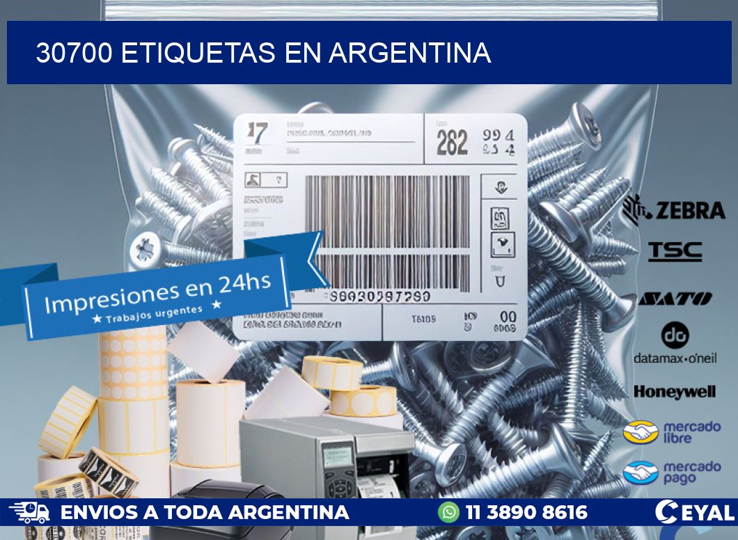 30700 etiquetas en argentina