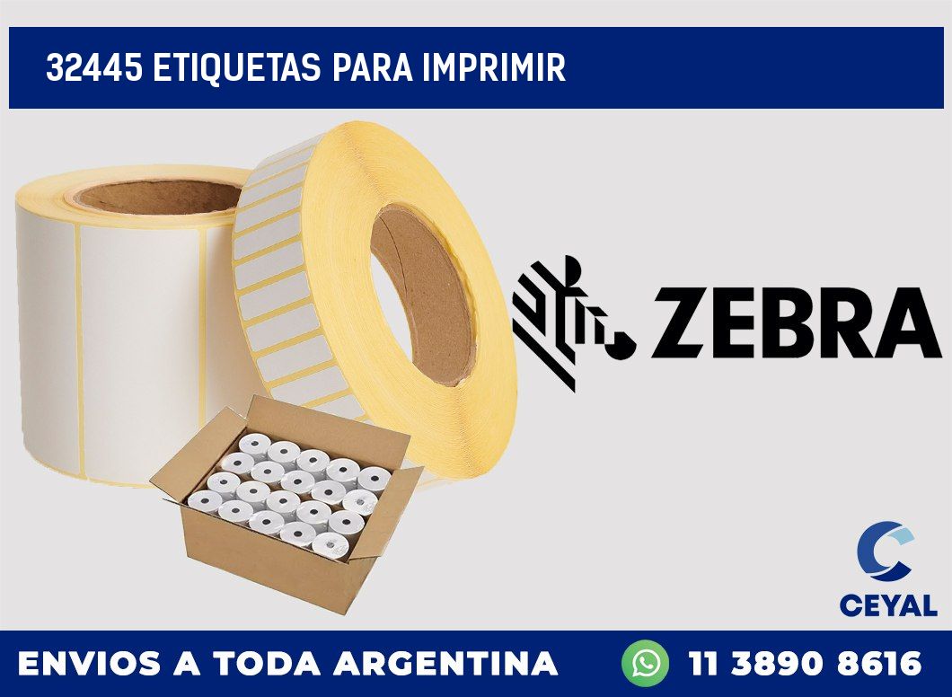 32445 ETIQUETAS PARA IMPRIMIR