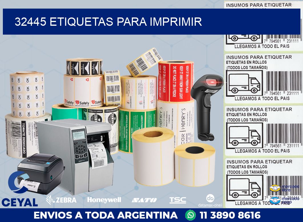 32445 ETIQUETAS PARA IMPRIMIR