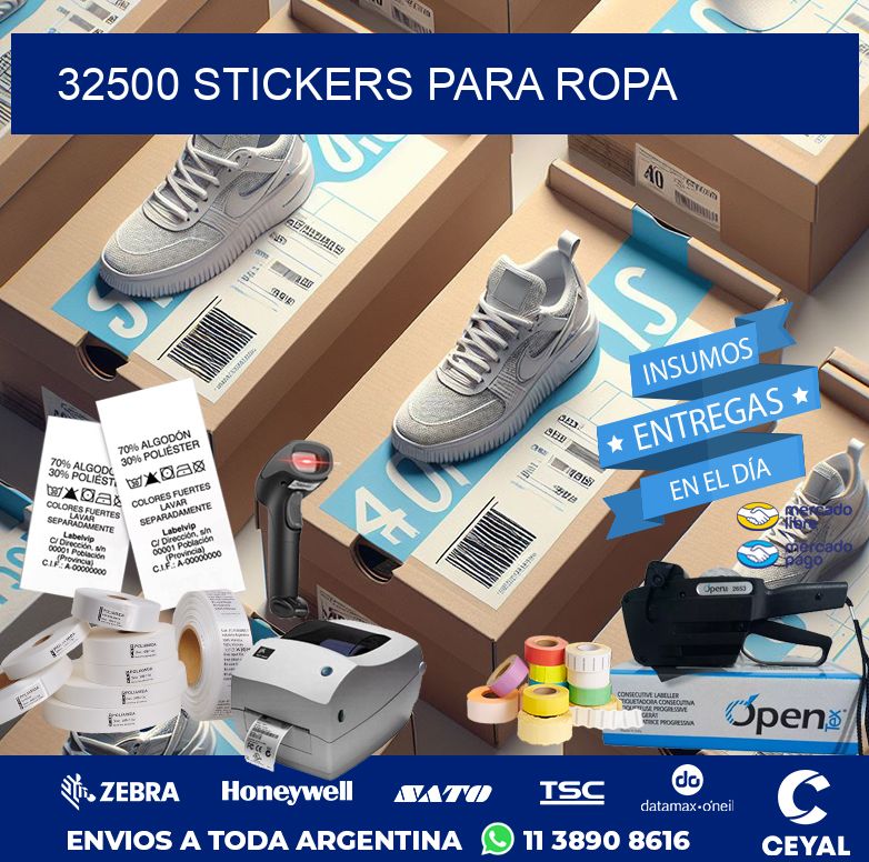 32500 STICKERS PARA ROPA