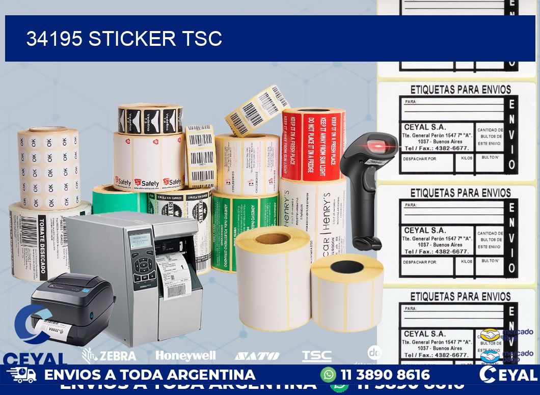 34195 sticker tsc