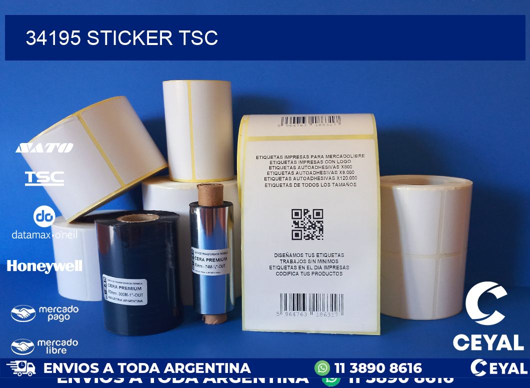 34195 sticker tsc