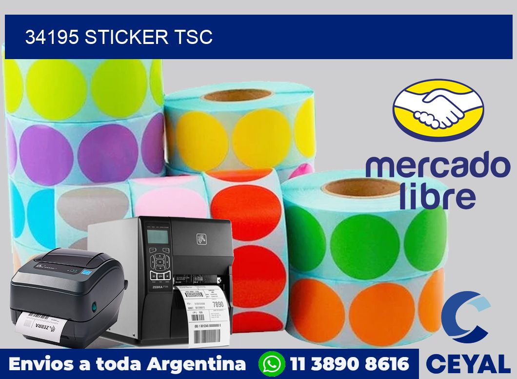 34195 sticker tsc