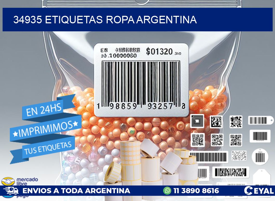 34935 ETIQUETAS ROPA ARGENTINA