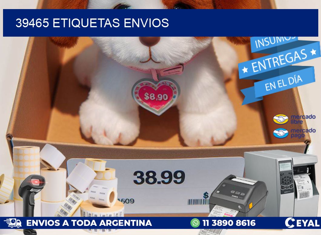 39465 Etiquetas envios