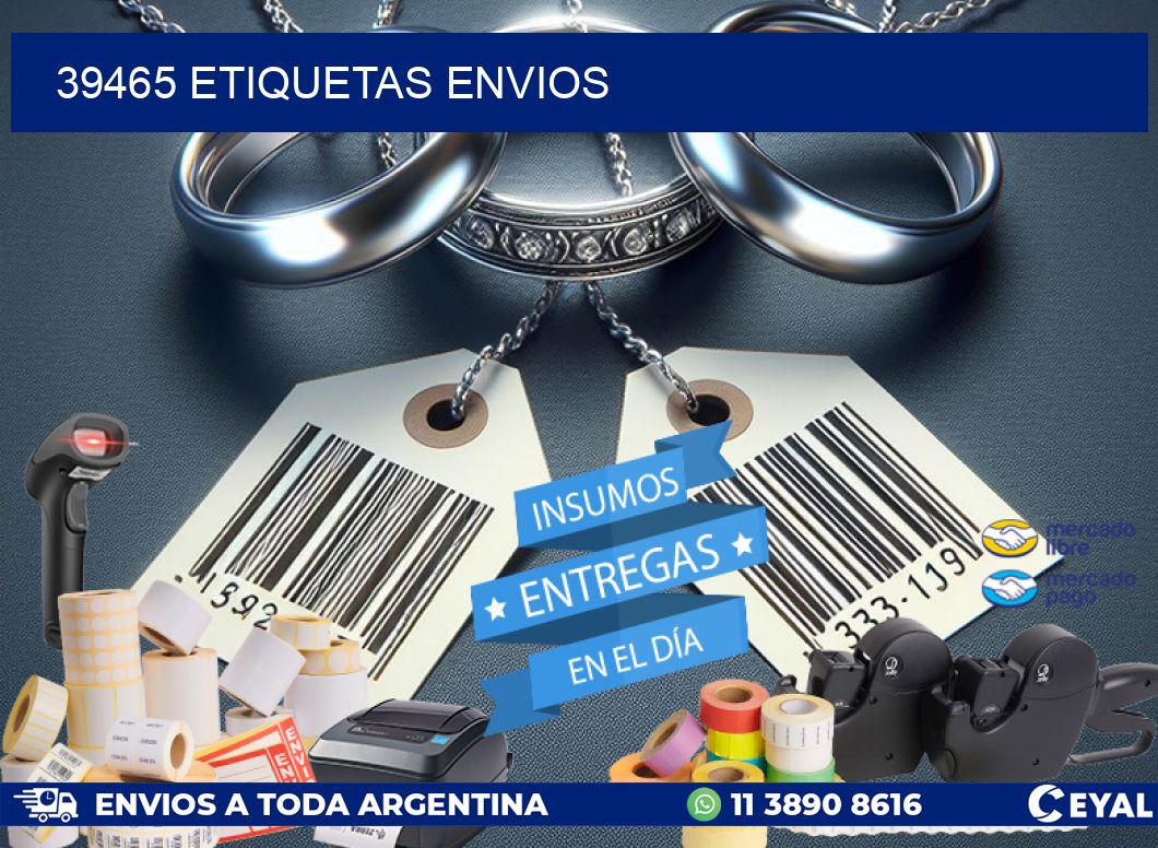 39465 Etiquetas envios